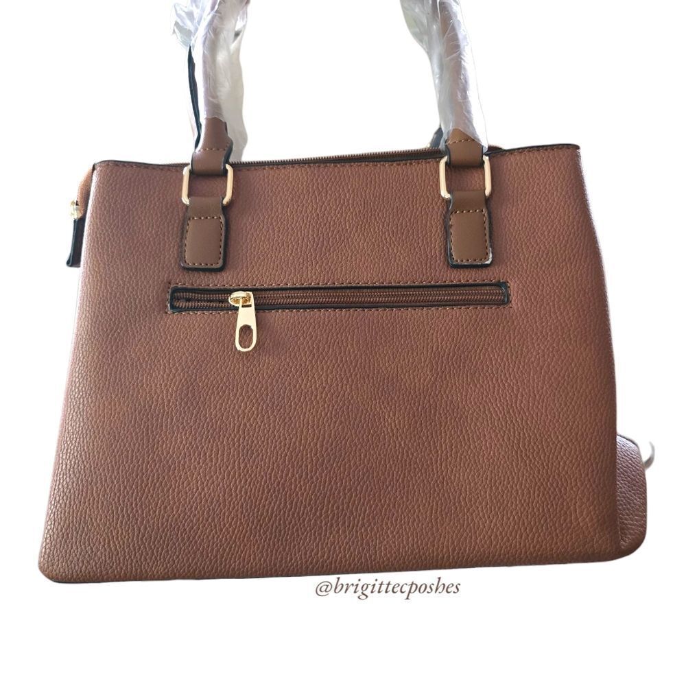 Women's Brown Handbag With Shoulder Strap - Picture 2 of 11